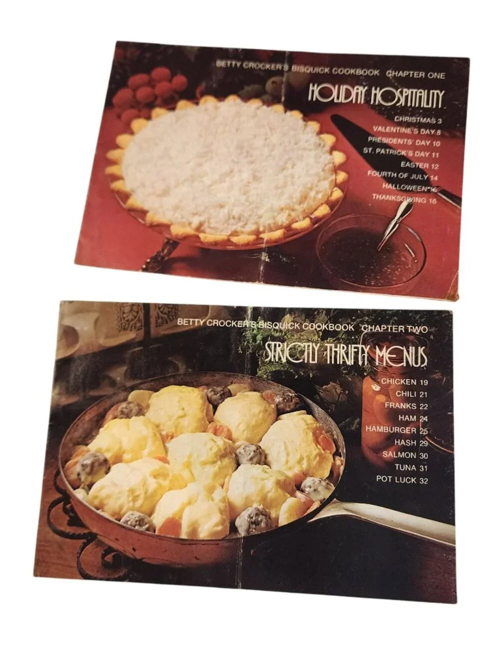 Vintage Assortment PaperBack Cookbooks vegetables Rum Betty Crocker